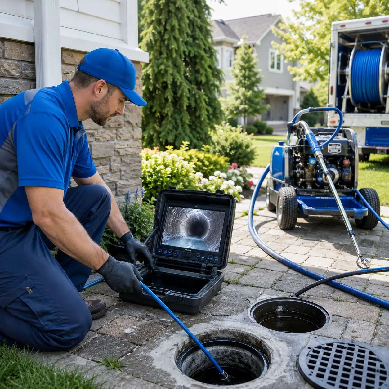 Outdoor drain cleaning professionals serving Central Square, NY